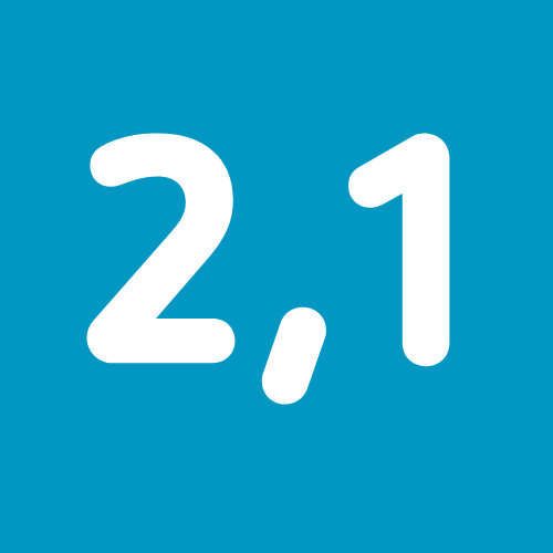 Visitors give interbad a school grade of 2.1.